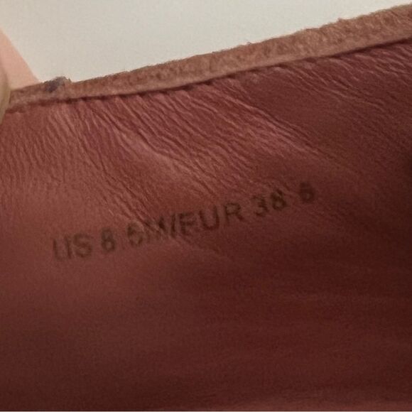 Vince Pink Suede Slip-On Espadrille Loafers - Picture 7 of 8